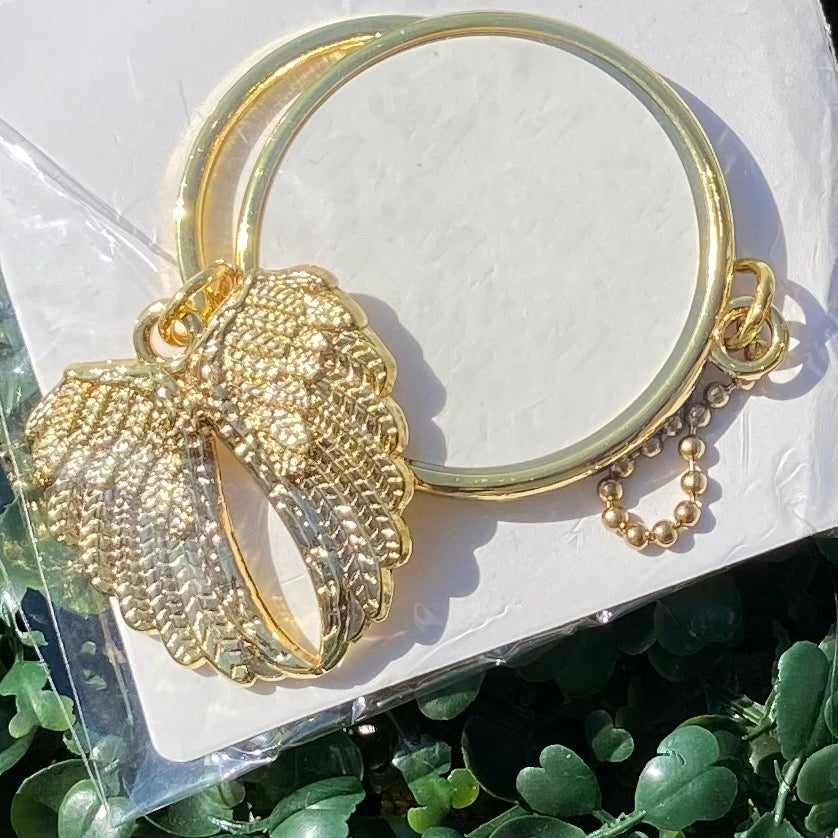 (Sublimation) Angel Wings Car Ornament